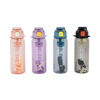 700ML 900ML 1500ml BPA Free Tritan Water Bottle Sports Outdoor Gym Frosted Plastic with Time Marker