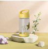 400Ml Printed Kawaii Cartoon Cute Bpa Free School Kids Drinking Water Bottle With Straw