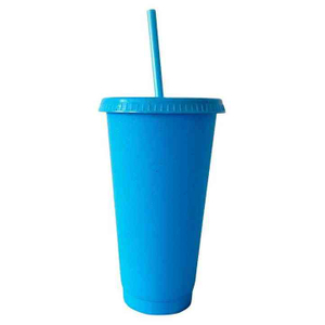 Wholesale High Quality 480Ml 720Ml Food Grade Colorful Glitter Fancy Tumbler Cup With Straw Lid