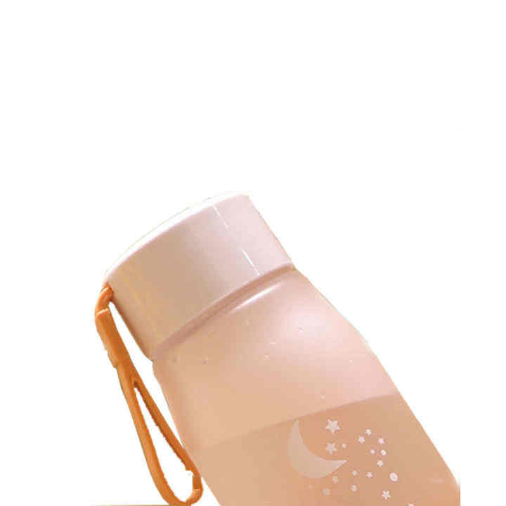 550Ml Printed Beautiful Leak Proof Direct Drinking Plastic Water Bottles With Strap for Girls