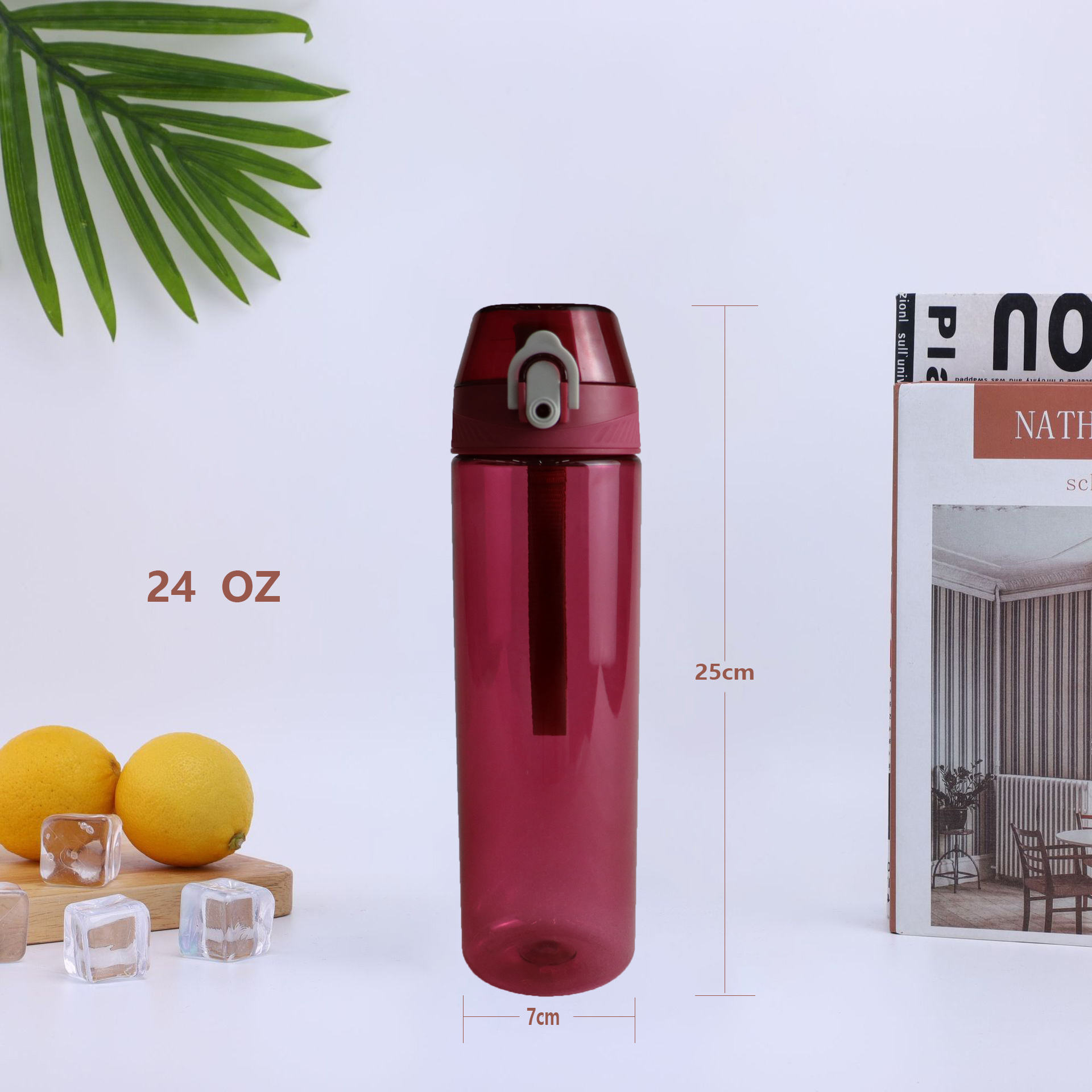 New Style 2200/1500/1000/700ml Plastic Water Bottle Straight Drink Water Bottle
