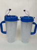 32 Ounce Oz 32Oz Plastic Tumbler Cup With Handle and Straw Lid Bpa Free Water Bottle