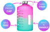 Custom Logo Wholesale Bpa Free 128 Oz 128Oz Motivational Tritan Plastic Gym Drink Bottle Water Bottle for Sport