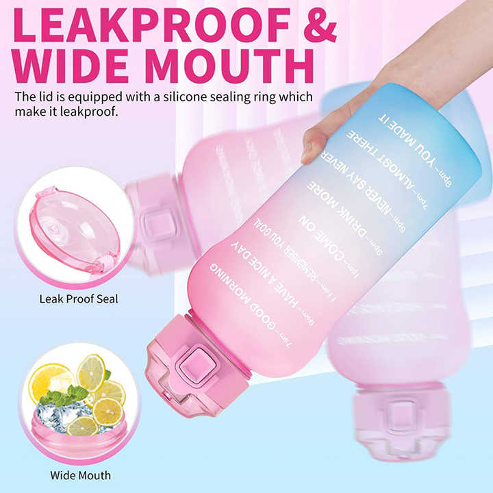 Eco-Friendly Kawaii Custom Water Bottle Logo for Kids With Straw