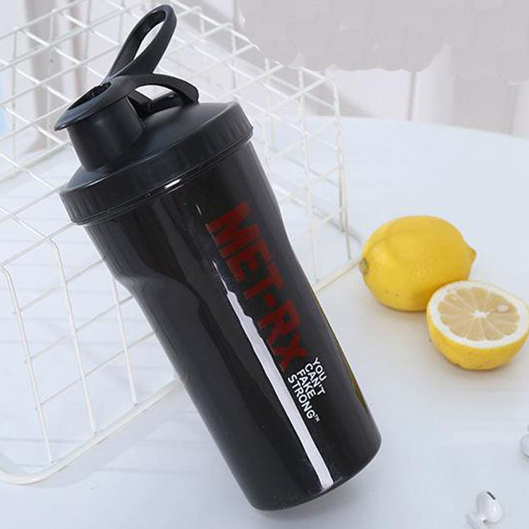 700ML High Quality Custom Logo Protein Shaker Bottle Fitness Sports Plastic Shake Water Cup