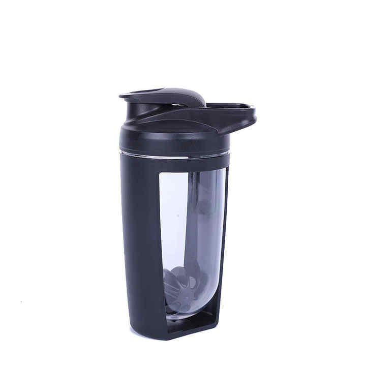 700Ml 0.7L Coloured Transparent Portable Bpa Free Plastic Fitness Gym Sports Shaker Bottle for Protein With Mixing Ball