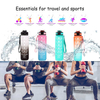 Botella Para Agua 1Litro Bottles With Straw With Custom Logo Wide Mouth Plastic 32Oz Sports Water Bottle
