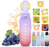 Food Grade Bpa Free Flavor Water Bottle Plastic Water Bottle With Flavor Pod