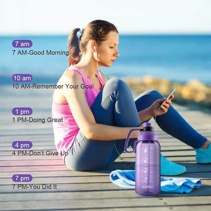 2.2L Plastic Portable Water Bottle Sports Water Bottle Plastic Jug