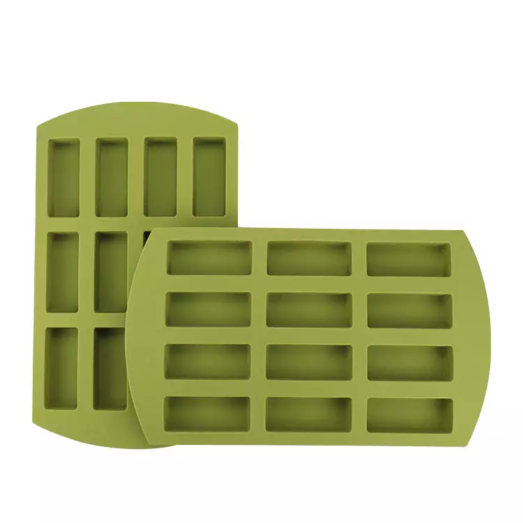 Large Food Grade Silicone Non Stick 12 Lattice Baking Cake Mold
