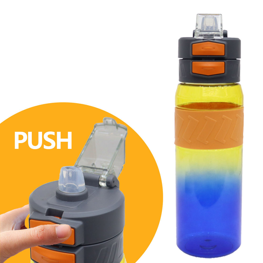1L 2024 New Fashion Color High-Quality Light Luxury Outdoor Sports Fitness Exercise Travel Plastic Cup With Rope