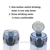 Custom Logo 600Ml Graduated Clear Transparent Kids Plastic Water Bottle Wholesale Bottles With Handle