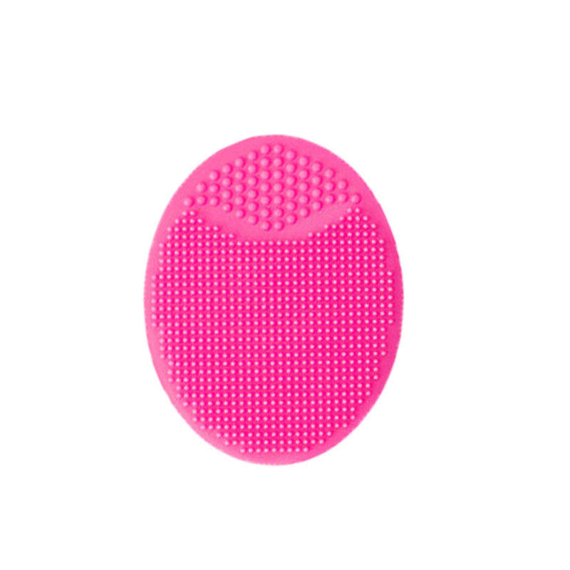 Portable Soft Facial Cleaning Brushes Scrub Silicone Face Washing Massage Cleaner Silicone Scrubber Face Brush