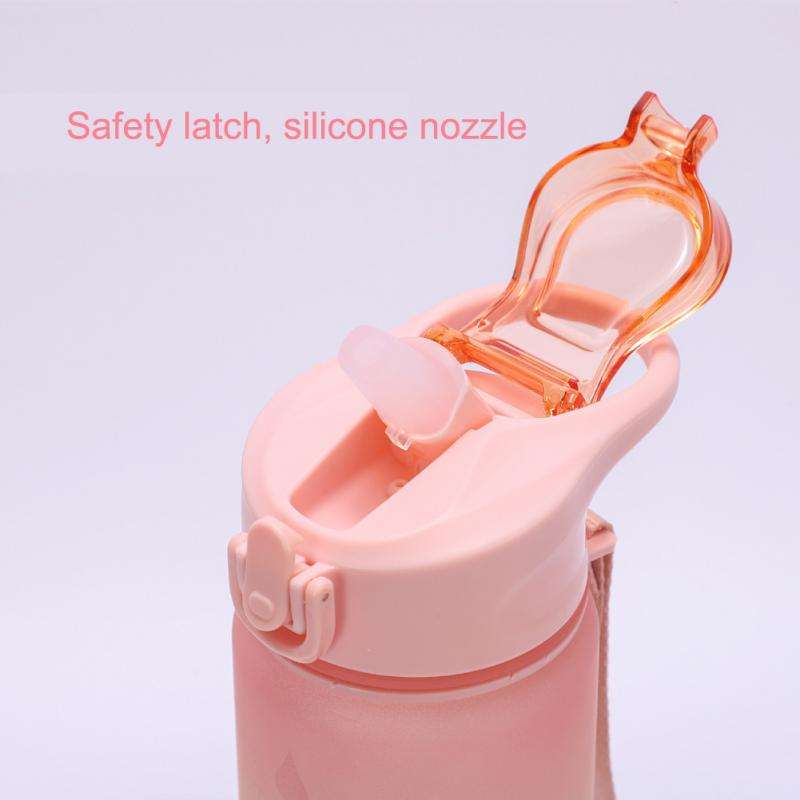 Water Bottle 1 Gallon Motivational Large Water Bottle with Time Marker & Straw