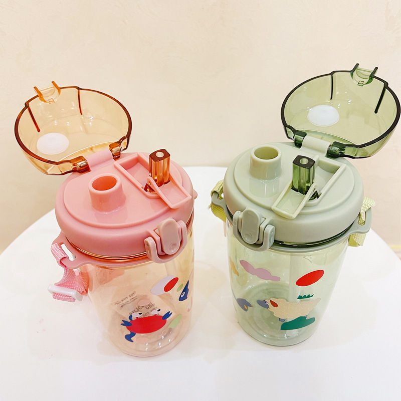 2024 Bpa Free Garrafa Agua Cartoon Kids Drink Bottle Water Bottle for School