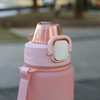 32 oz Motivational Timer Marker Water Bottle with Straw, BPA Free Leakproof Tritian Frosted Portable Fitness Sport Bottle