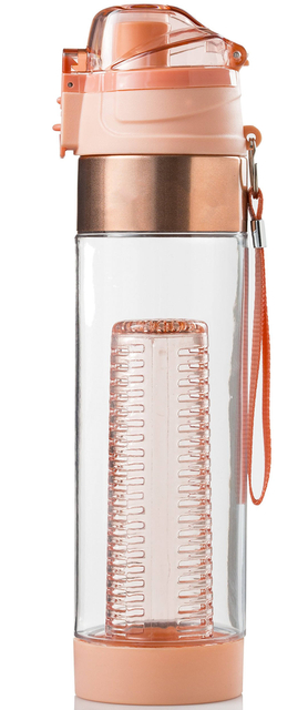 650ml Fashion Low-Key Trend High Temperature Resistant Portable Outdoor Sports Plastic Cup With Rope
