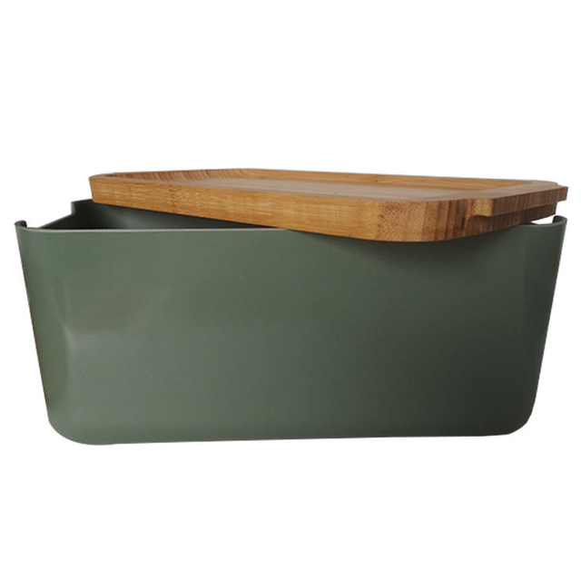 2020 Hot Sale Bamboo Fiber Food Storage Container Bread Box