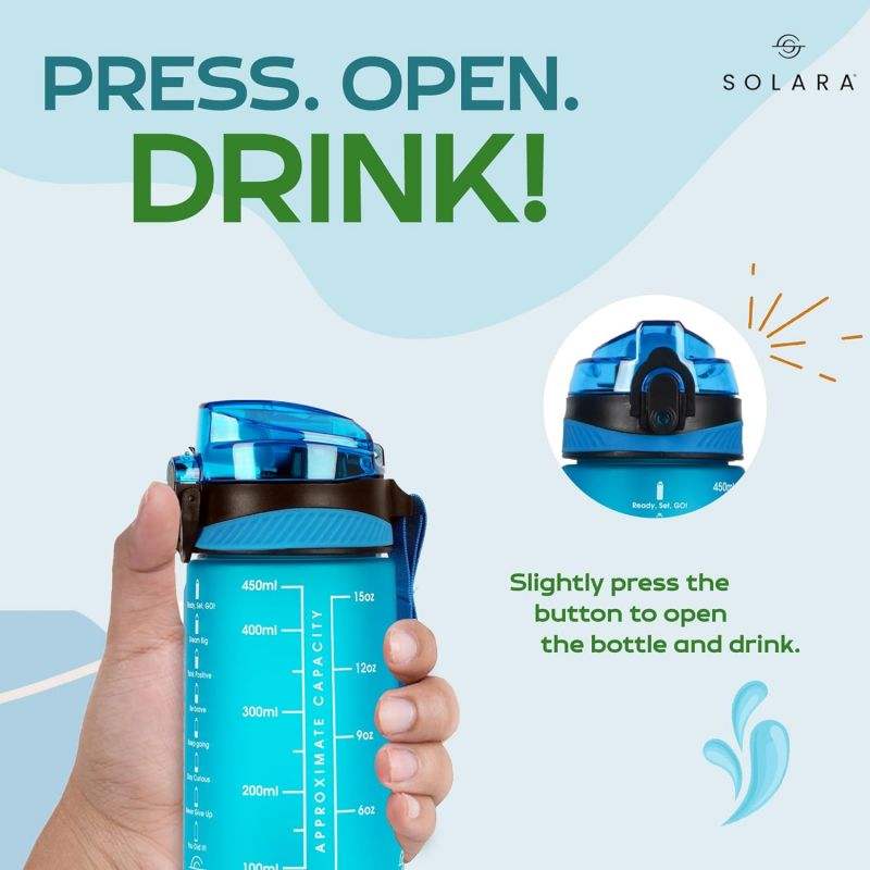 Popular Cartoon Children's Plastic Motivational Sports Drinking Water Bottle Duck Mouth Cup with Straw for Kids