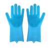 Wholesale Multifunction Silicone Reusable Dishwasher Rubber Scrubbing Kitchen Gloves Dish Washing Tools