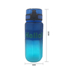 Wholesale 750Ml Custom Fancy Motivational Plastic Gym Sports Water Drink Bottle With Scale Sleeve