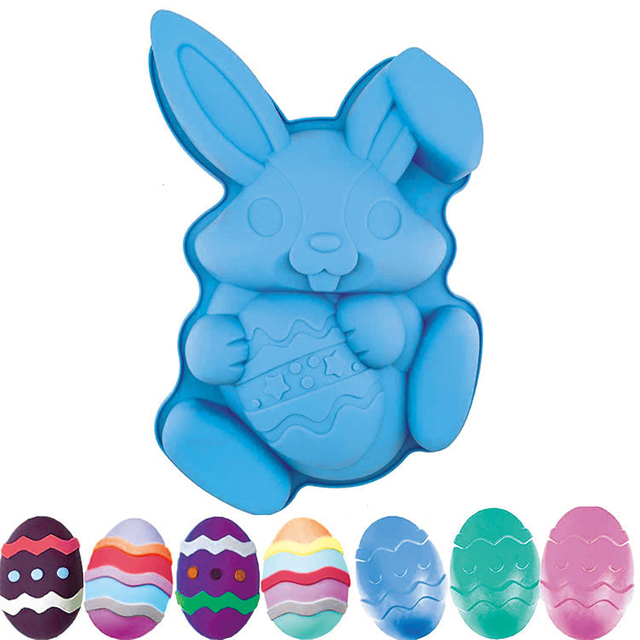 Kitchen Food Grade Silicone Baking Pan Set Rabbit Shape Cake Mold Bakeware Sets Silicone Baking Mould