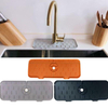 Silicone Sink Water Splash Catcher Pad Behind Faucet for Kitchen Bathroom Sink Draining Mat