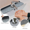 Silicone Sink Water Splash Catcher Pad Behind Faucet for Kitchen Bathroom Sink Draining Mat
