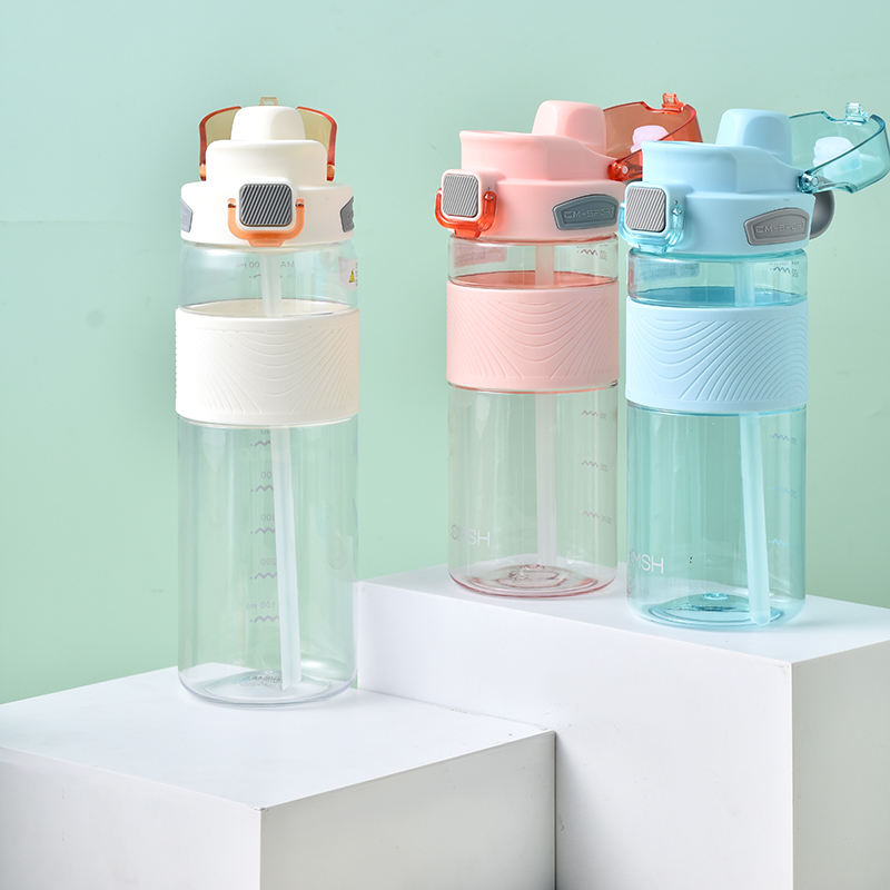 750ml Leakproof Outdoor Sports Water Bottle Reusable Plastic Portable Water Bottle Double Drinking Water Bottles