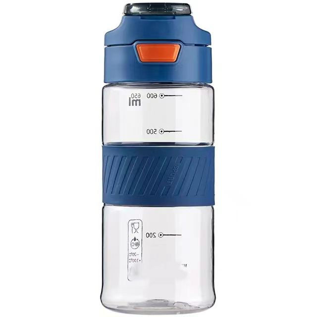 22oz 650Ml Leak Proof Tritan Plastic Sport Water Bottle With Handle