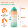 Made Clear Plastic Water Bottles Wholesale Bpa Free Eastman Tritan Sports Plastic Water Bottle with Straw