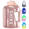 Leakproof Sports Plastic Gallon Water Bottle with Straw 2024 Best Selling 1 Gallon GYM Water Jug Custom Packing Acceptable