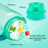 64 oz Large Daily Water Bottle With Time Mark and Straw Suitable for Outdoor Exercise in Gym