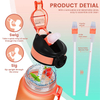 1L /32 oz Leakproof Tritran BPA Free GradienPlastic Water Bottle with Motivational Time Marker Water Bottle With Custom Logo