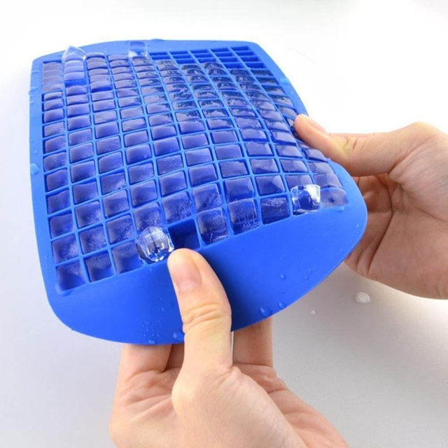 Eco Friendly Silicone Mini Ice Cube Tray Homemade DIY Storage Containers Ice Mold