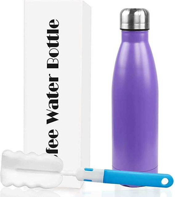 Bpa Free Bouteille Isotherme Inox 500Ml 17Oz Sport Sublimation Insulated Double Wall Stainless Steel Water Bottles With Custom L