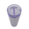 Wholesale Wide Mouth Colorful Clear Simply Reusable Modern Plastic Tumbler Cups With Lid and Straw