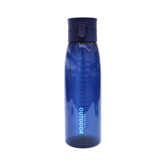 New Custom 1000Ml Graduated Colorful Clear Infuser Reusable Plastic Sports Water Bottle Manufacturing for School