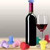 Reusable Glass Bottle Stopper Beverage Beer Champagne Wine Saver for Keep Fresh Silicone Wine Stoppers