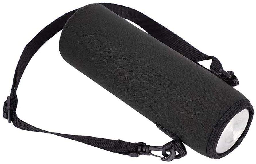 Neoprene Water Bottle Sleeve With Reminder Insulator 32oz Bottle Cover Holder Carrier with Shoulder Strap