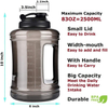 Factory Wholesale 2.2L Food Grade Plastic Super Big Capacity Ton Cup Gym Sports Water Drink Bottle for Sports Outdoor