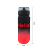 High Quality 750Ml Leak Proof Reusable Plastic Sports Water Drink Bottle Bottles With Scale