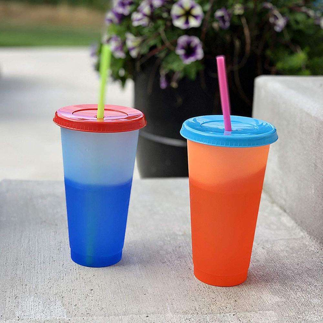 Changing Color Cup/Cold Color-Changing Cup Color Changing Mugs Magic Mug
