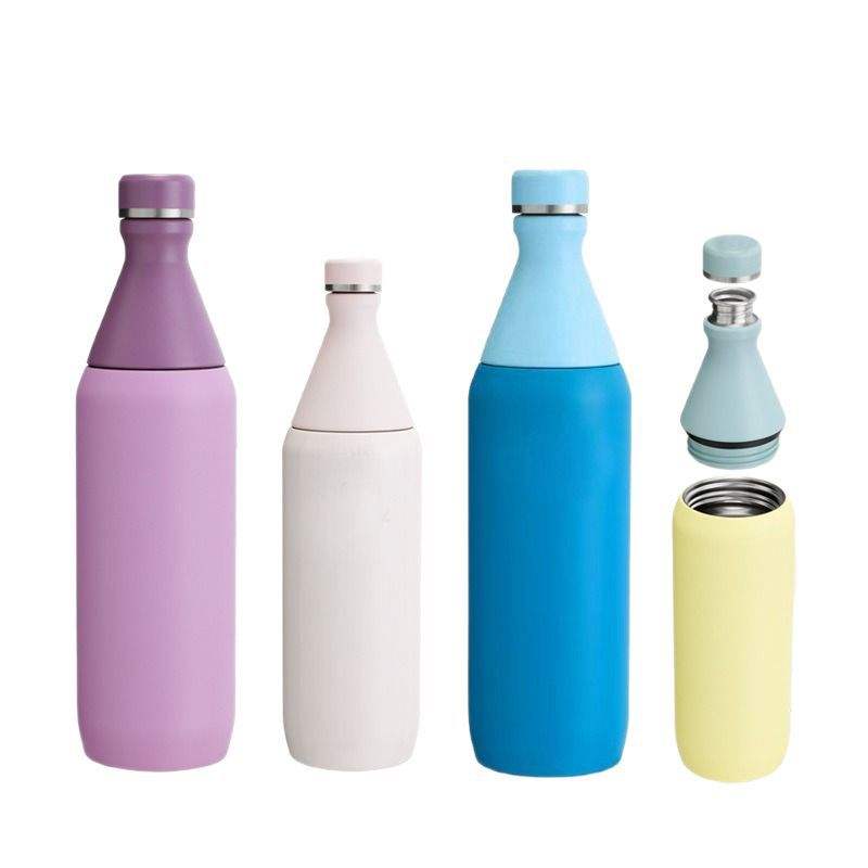 20oz Camping Coffee Cups Stainless Steel Double Wall Eco-friendly Removable Travel coke Water Bottle