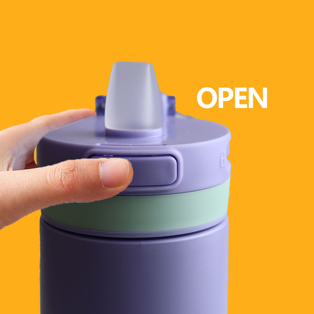 500ML 304 Stainless Steel Cup High Appearance Level Can Be Customized Color Children's Water Cup with Handle