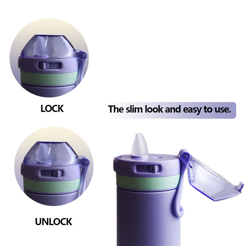 500ML 304 Stainless Steel Cup High Appearance Level Can Be Customized Color Children's Water Cup with Handle