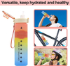 Wholesale Customized Leak-Proof and Anti-slip Travel Water Bottle New 32oz Square Sport Plastic Water Bottle with Logo