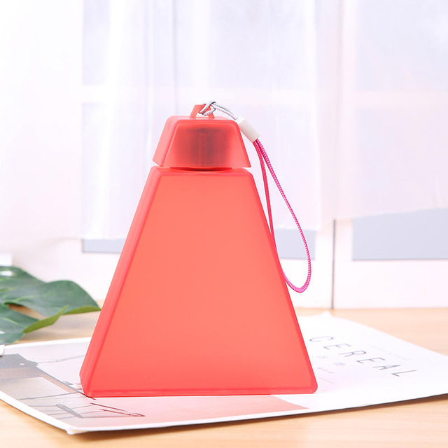 Plastic Pyramid Shape Water Bottle, Triangle Water Bottle