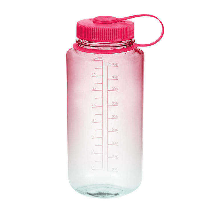 1 Litre 1 Liter 1L Portable Transparent Motivational Plastic Water Bottle With Handle