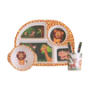 Reusable Eco-friendly Bamboo Fiber Feeding Set Tableware Set